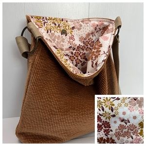Crossbody Purse, Corduroy Purse